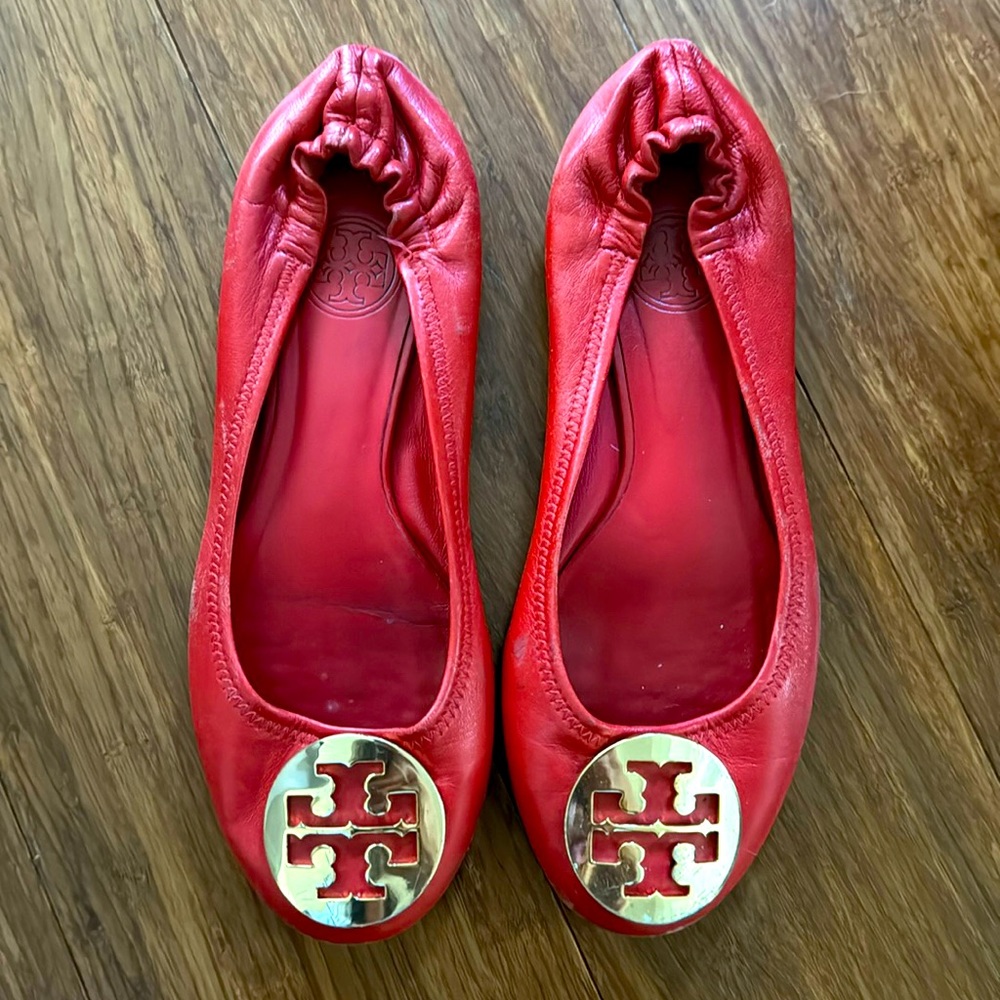 Red Tory Burch Flats